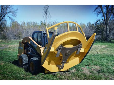 using skid steer as a mower|rotary mower for skid steer.